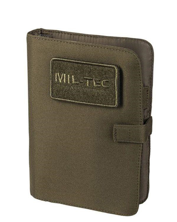 #3 - Mil-Tec Notesbog med cover Small (Oliven, One Size)