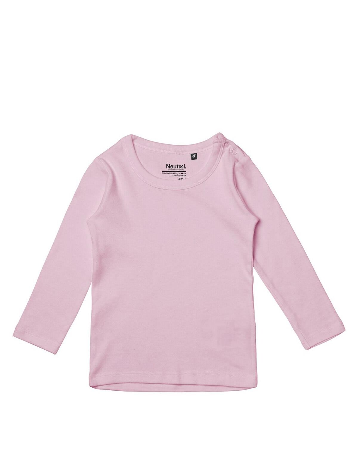 Billede af Neutral Organic - Baby Long Sleeve T-shirt (Pink, 86)