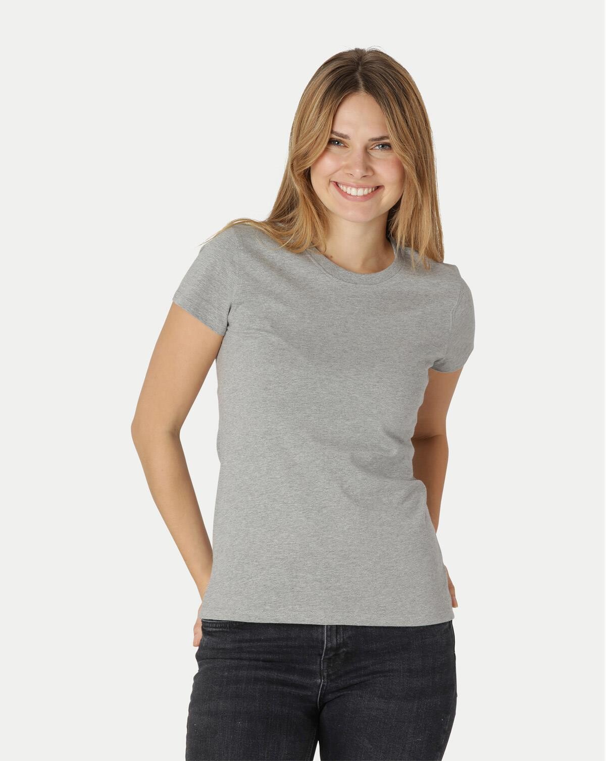 Billede af Neutral Organic - Ladies Classic T-shirt (Grå Meleret, L)