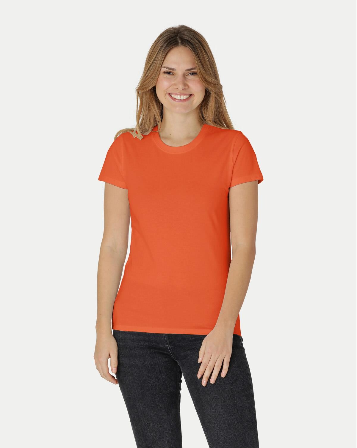 Neutral - Neutral Økologisk - Dame Klassiske T-shirt (Orange, XL) | coso.dk