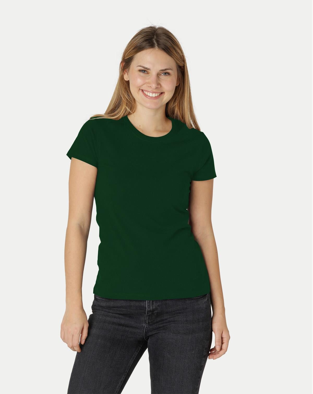 Billede af Neutral Organic - Ladies Classic T-shirt (Flaskegrøn, L)