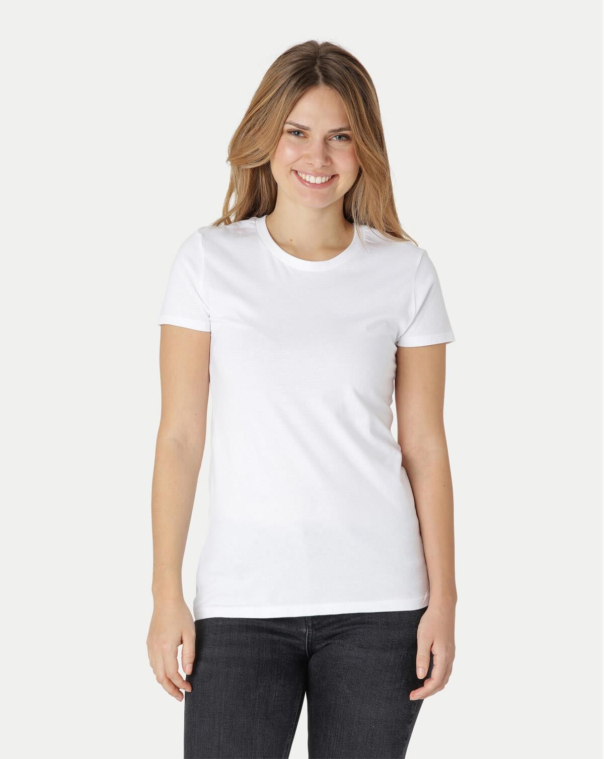 Billede af Neutral Organic - Ladies Fitted T-shirt (Hvid, 2XL)