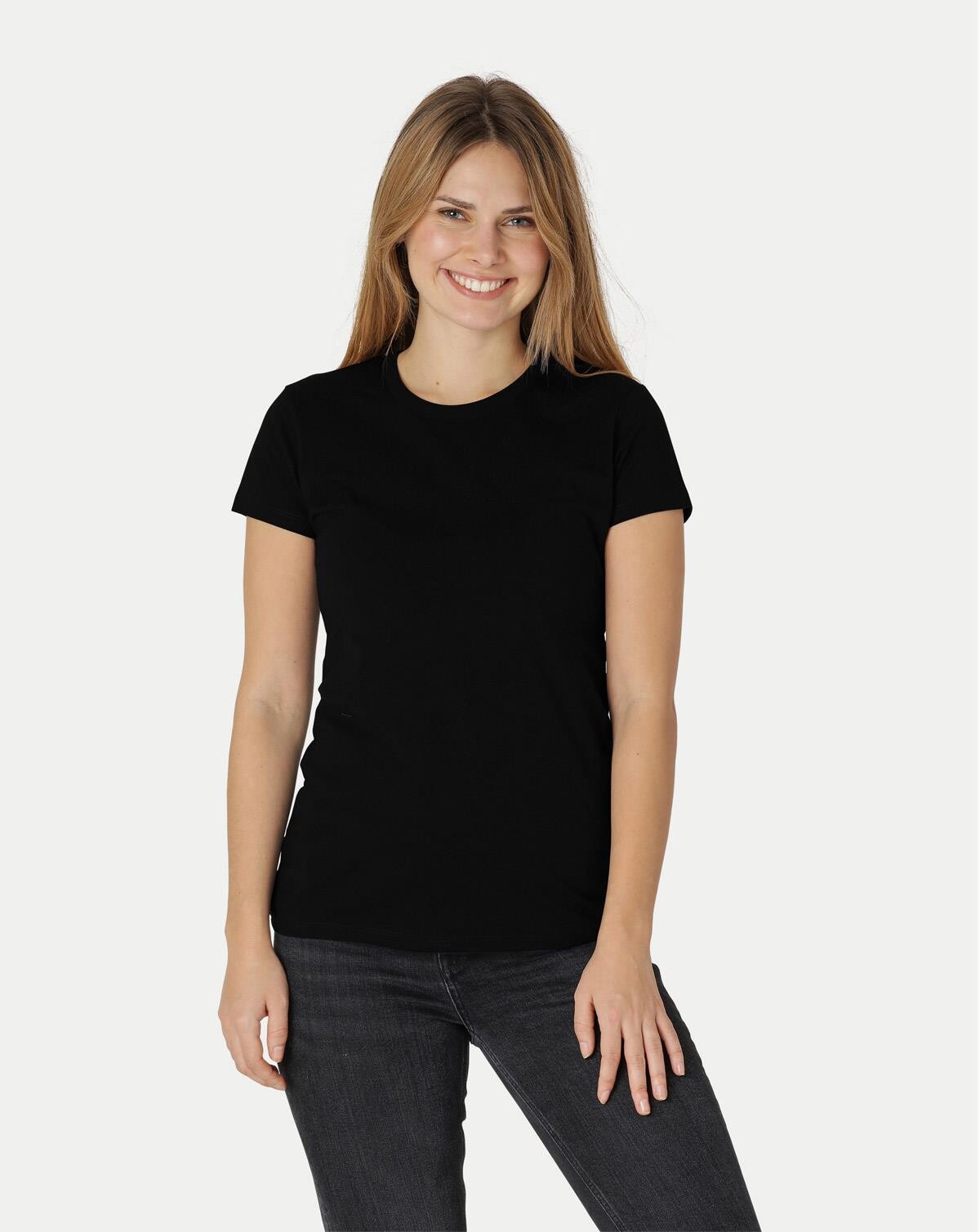 Billede af Neutral Organic - Ladies Fitted T-shirt (Sort, 2XL)