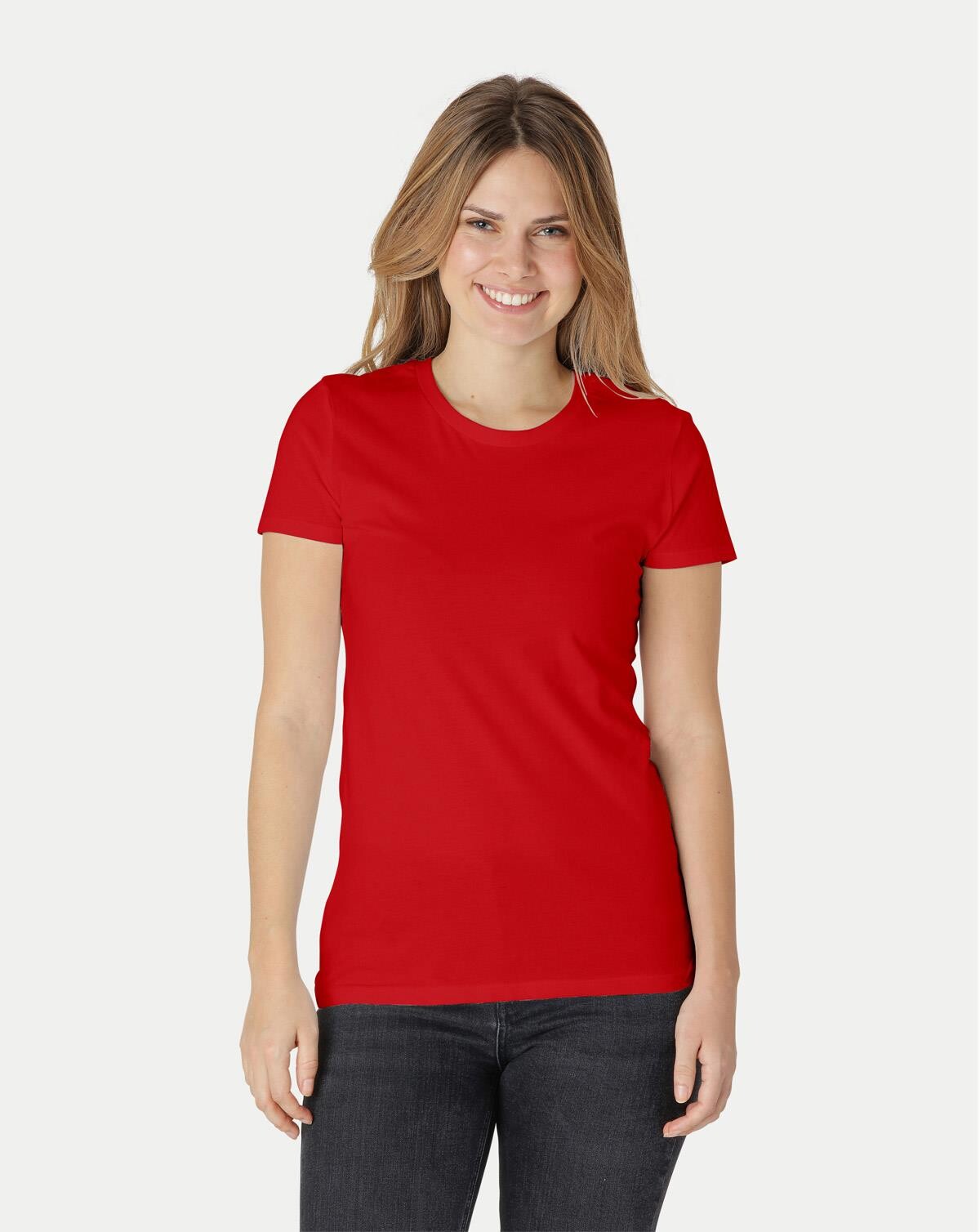 Billede af Neutral Organic - Ladies Fitted T-shirt (Rød, XS)