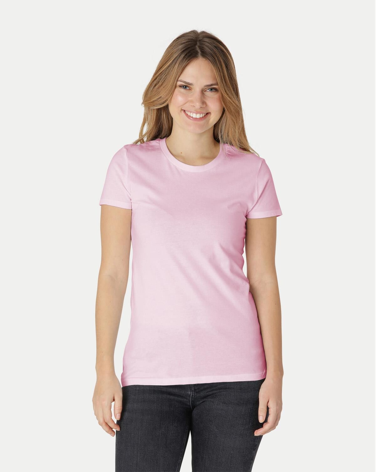 Billede af Neutral Organic - Ladies Fitted T-shirt (Light Rose, L)