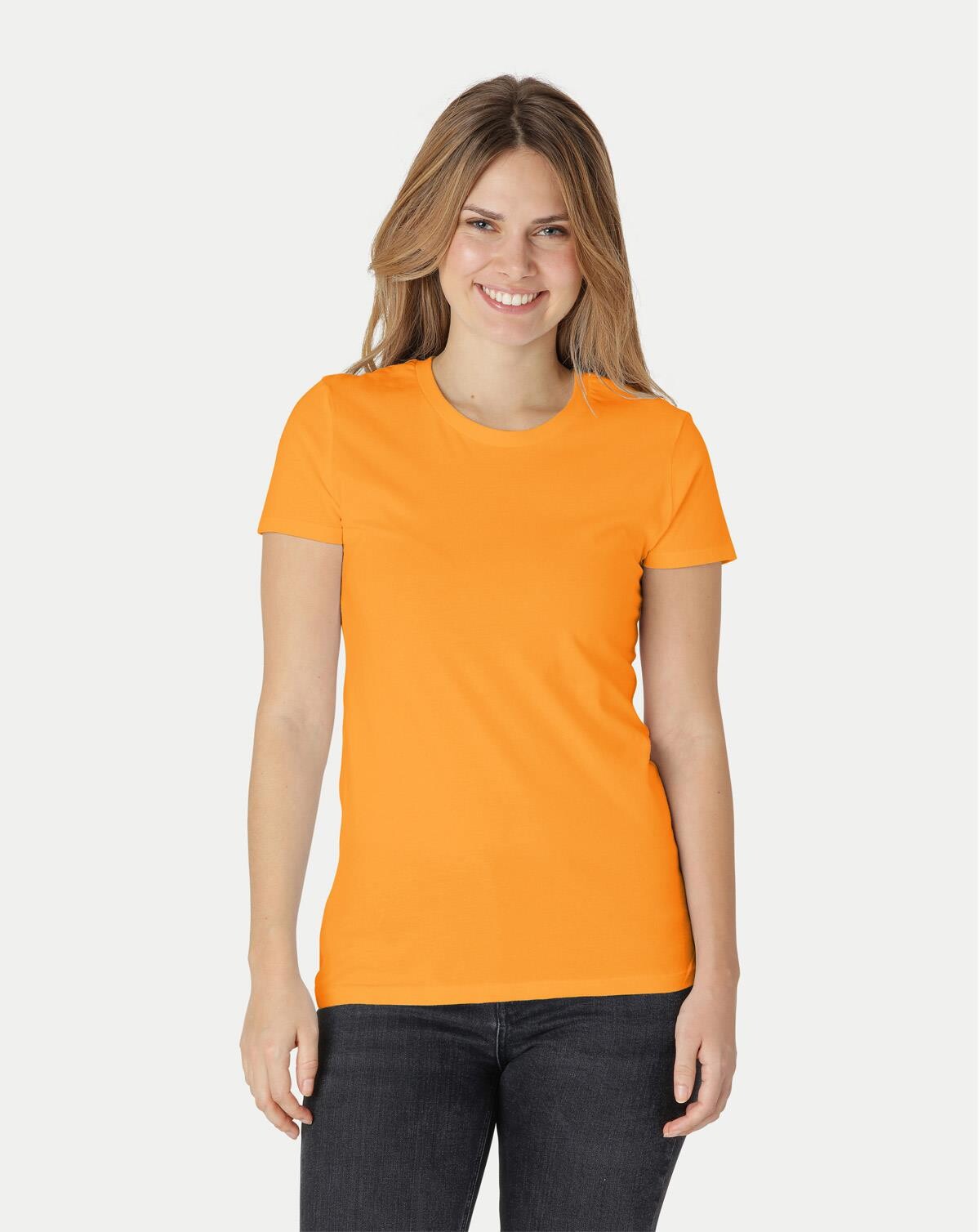 Billede af Neutral Organic - Ladies Fitted T-shirt (Papaya, M)