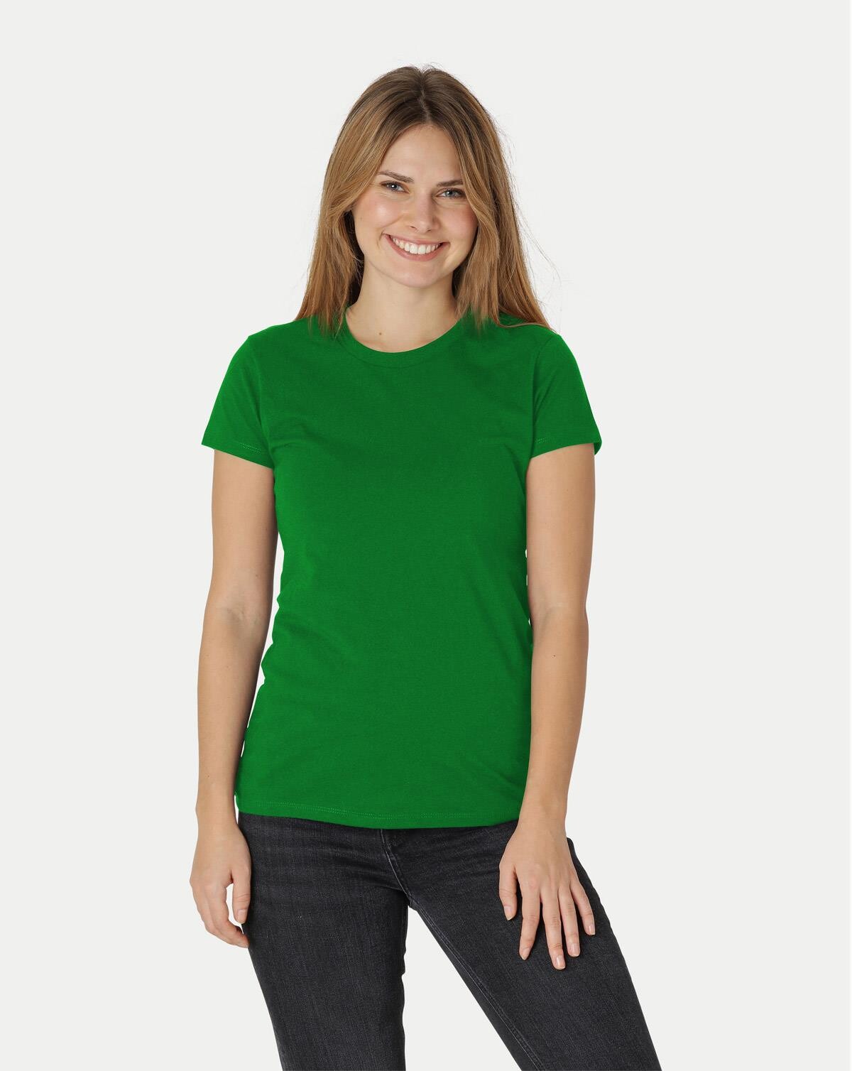 Billede af Neutral Organic - Ladies Fitted T-shirt (Grøn, 2XL)