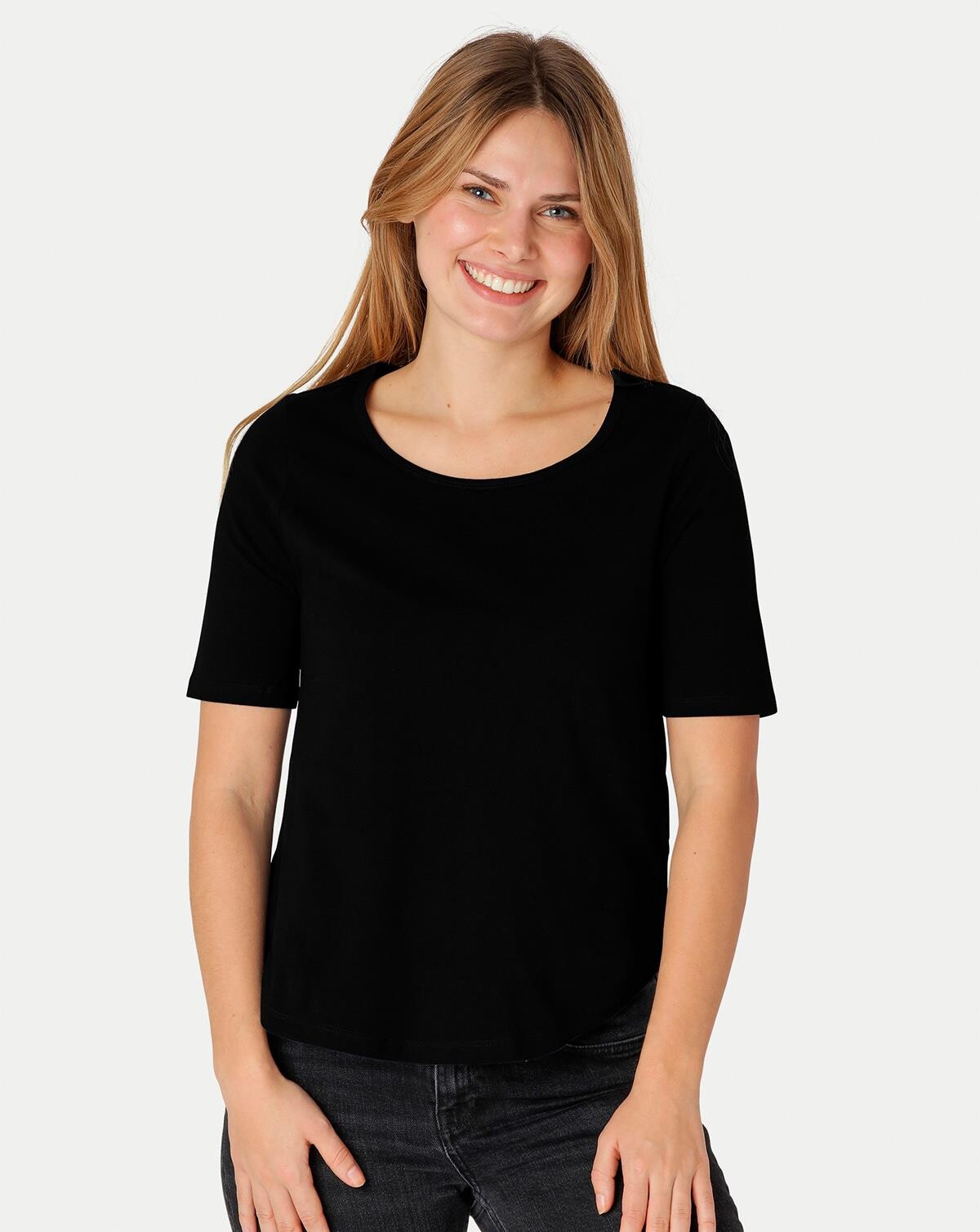 Neutral Organic - Ladies Half Sleeve T-shirt (Sort, M)