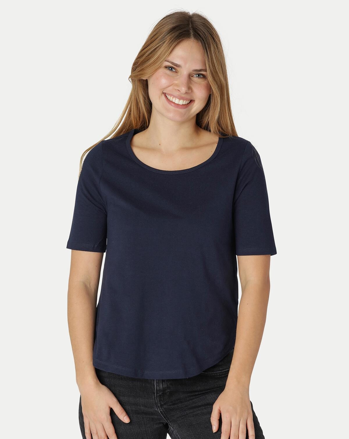 Neutral Organic - Ladies Half Sleeve T-shirt (Navy, XL)