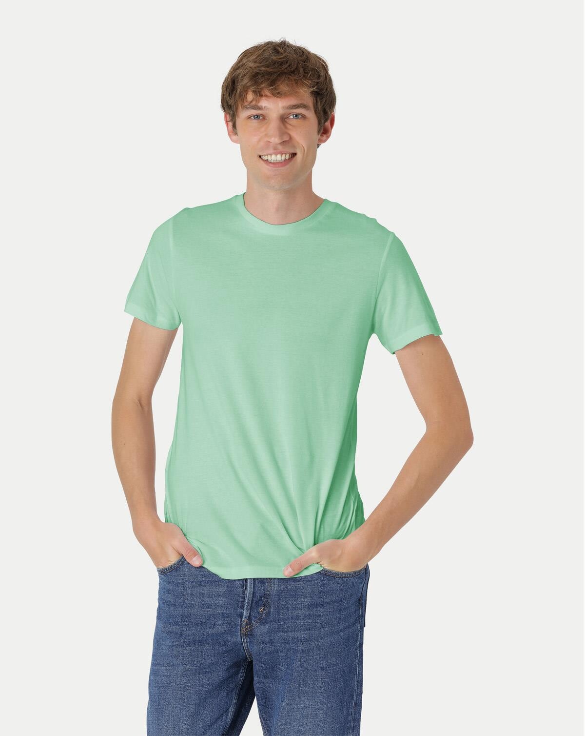 Billede af Neutral Organic - Mens Fitted T-shirt (Mint, XL)