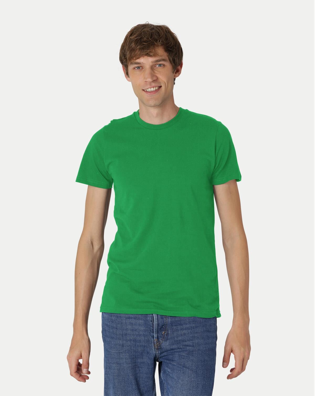 Billede af Neutral Organic - Mens Fitted T-shirt (Grøn, XL)