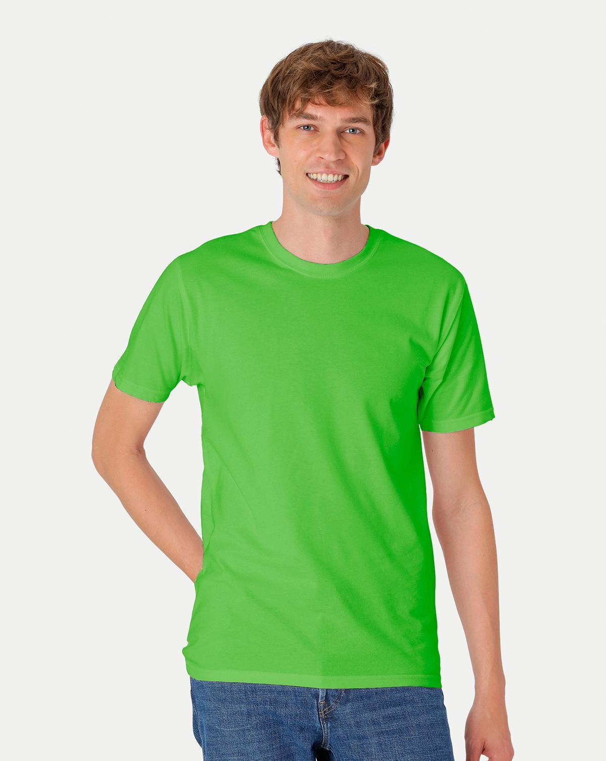 Billede af Neutral Organic - Mens Classic T-shirt (Lime, XL)