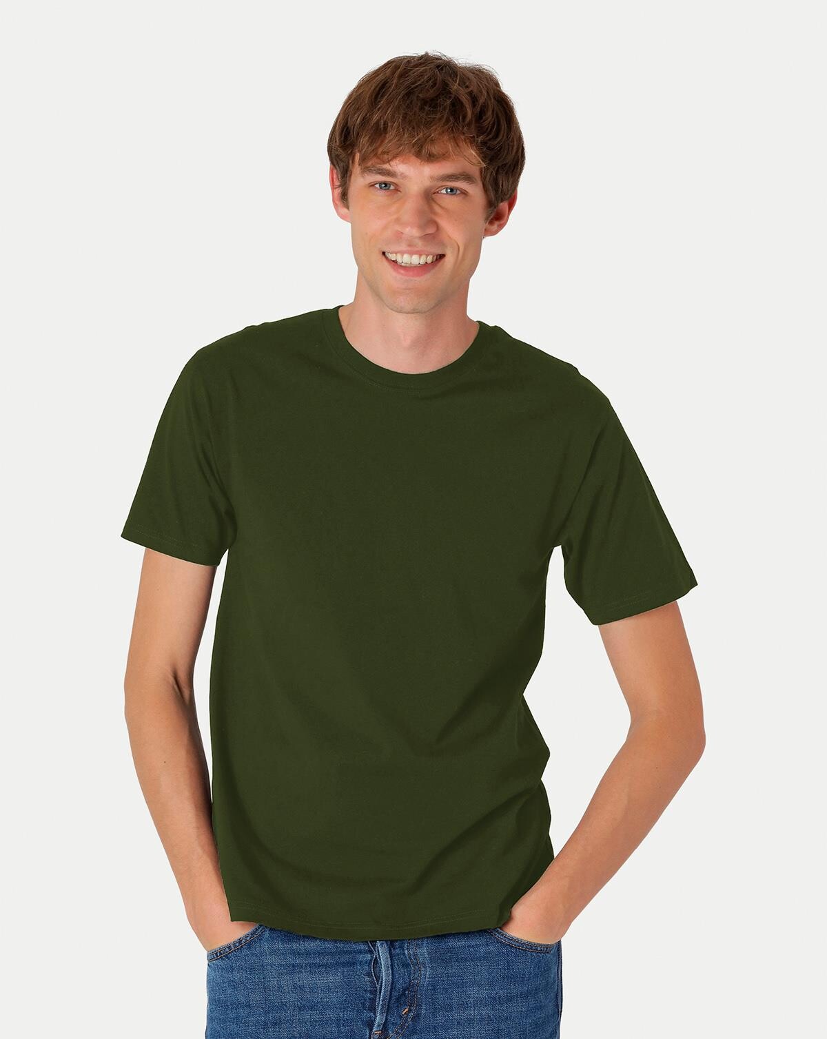 Billede af Neutral Organic - Mens Classic T-shirt (Oliven, XL)