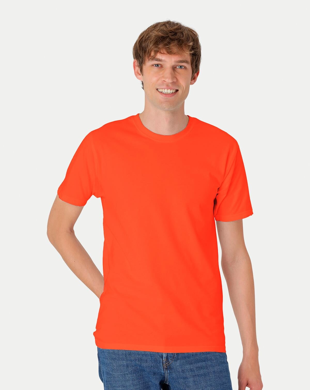 Billede af Neutral Organic - Mens Classic T-shirt (Orange, XL)