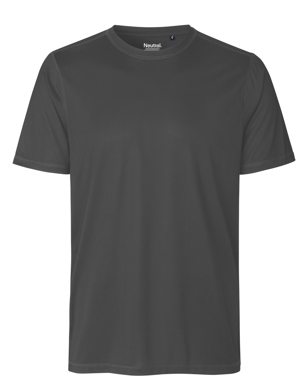 Billede af Neutral Organic - Recycled Performance T-shirt (Charcoal, M)