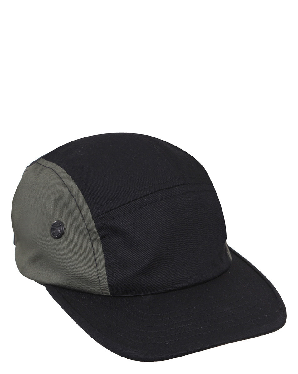 Rothco 5 Panel Military Street Cap (Oliven / Sort, One Size)
