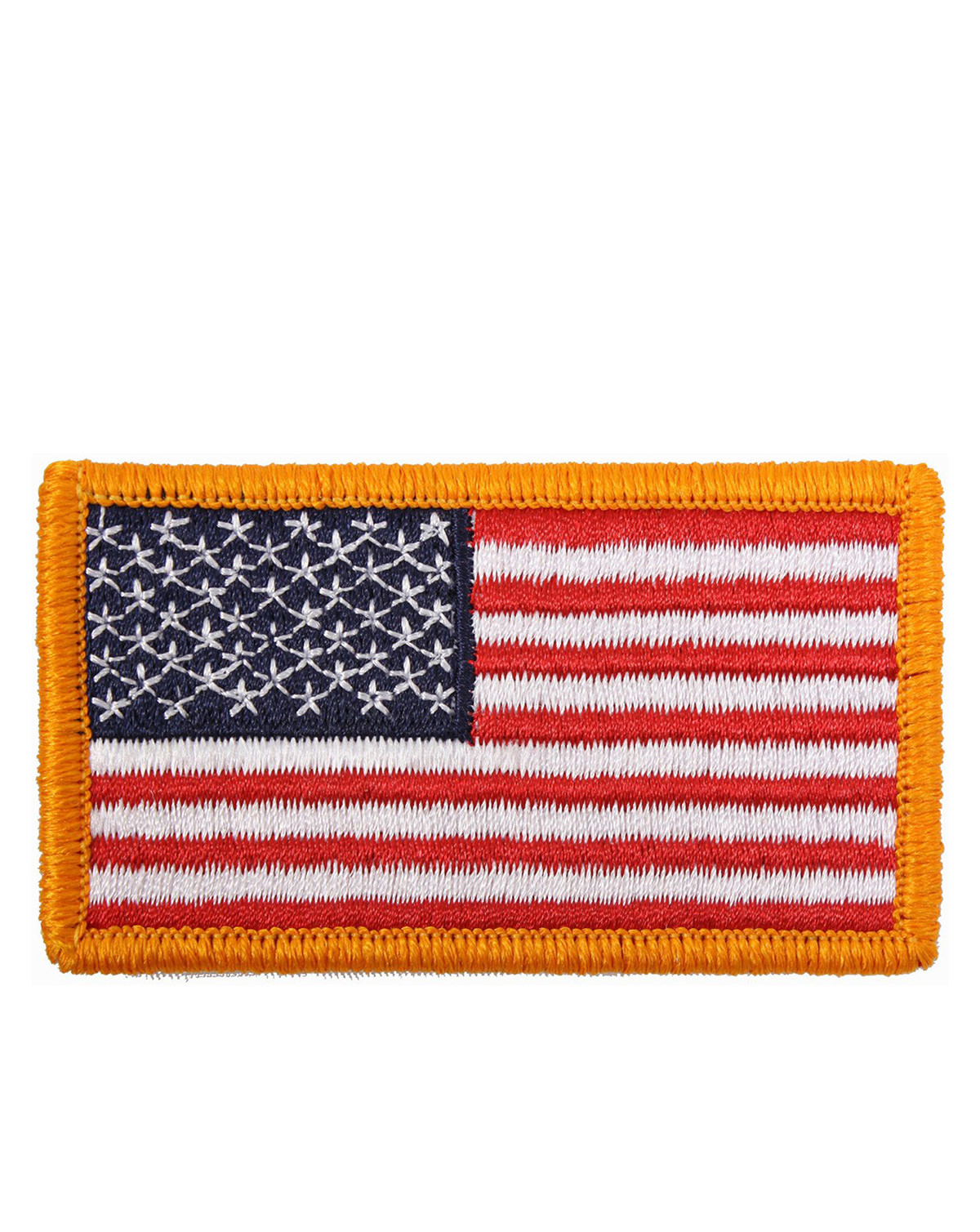 Rothco American Flag Patch (Rød / Hvid / Blå / Gul, One Size)