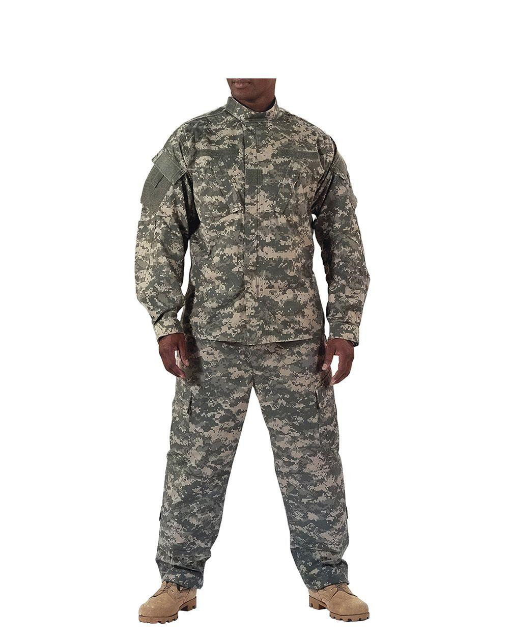 5: Rothco Army Combat Uniform Jakke (ACU Camo, 3XL)