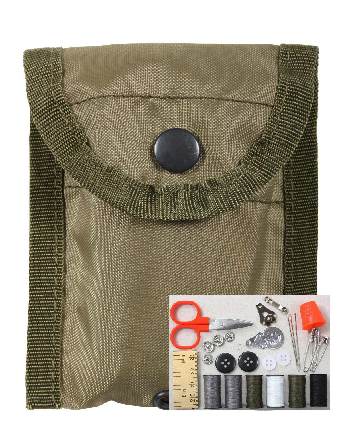 Rothco Army Sysæt m. Etui (Oliven, One Size)