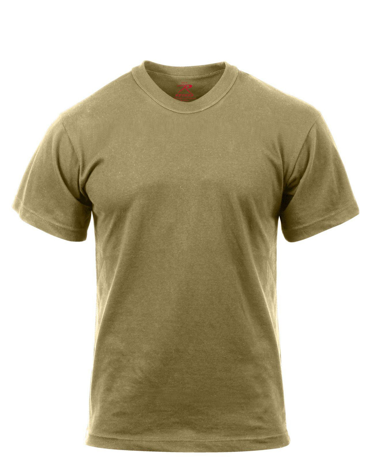 Rothco Bomulds T-Shirt (Coyote Brun, M)