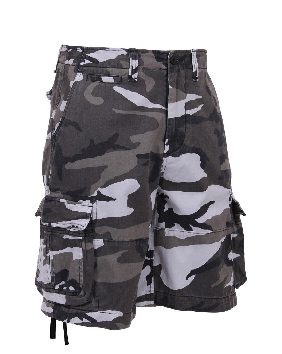 Rothco Camo Cargo Shorts (Urban Camo, XL)