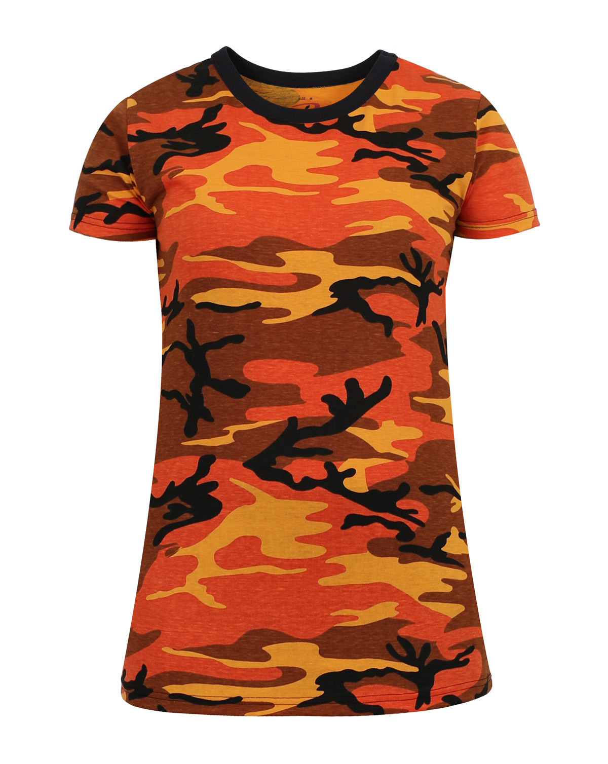 #3 - Rothco Camouflage T-Shirt (Orange Camo, L)