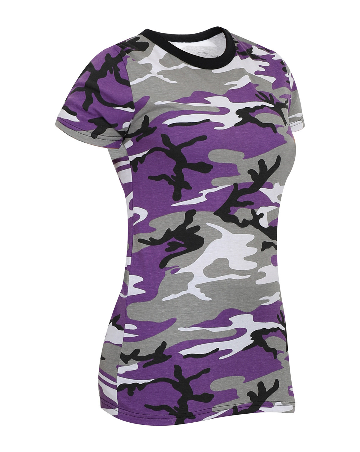 4: Rothco Camouflage T-Shirt (Lilla Camo, XL)