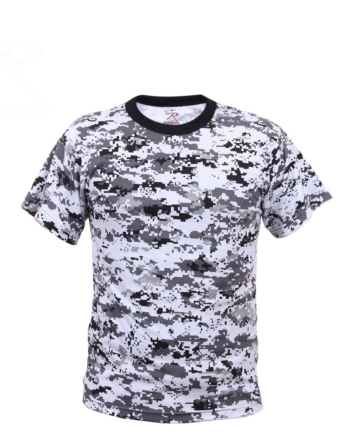 Rothco Camouflage T-shirts til børn (Urban Digital Camo, 110-116 / XS)