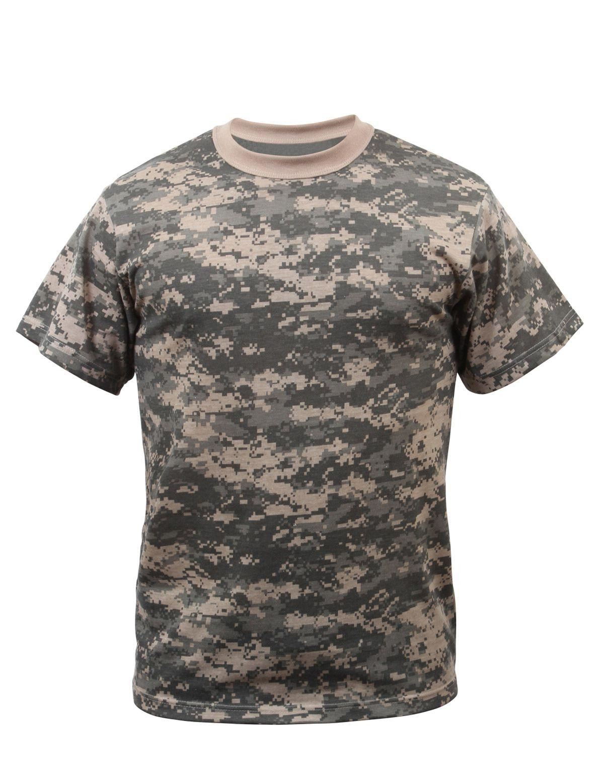 Rothco Camouflage T-shirts til børn (ACU Camo, 134-140 / M)