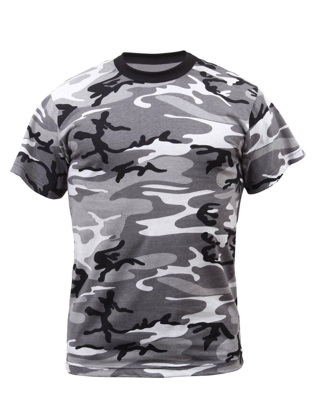 10: Rothco Camouflage T-shirts til børn (Urban Camo, 110-116 / XS)