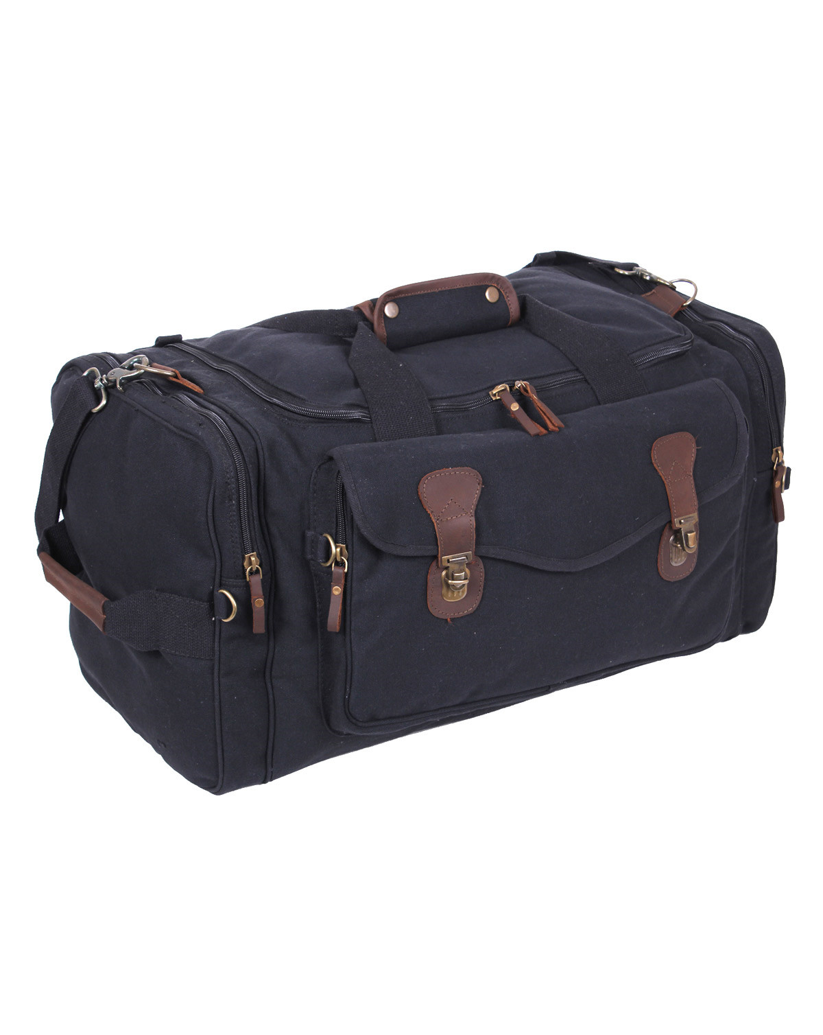 5: Rothco Canvas Long Weekend Taske (Sort, One Size)