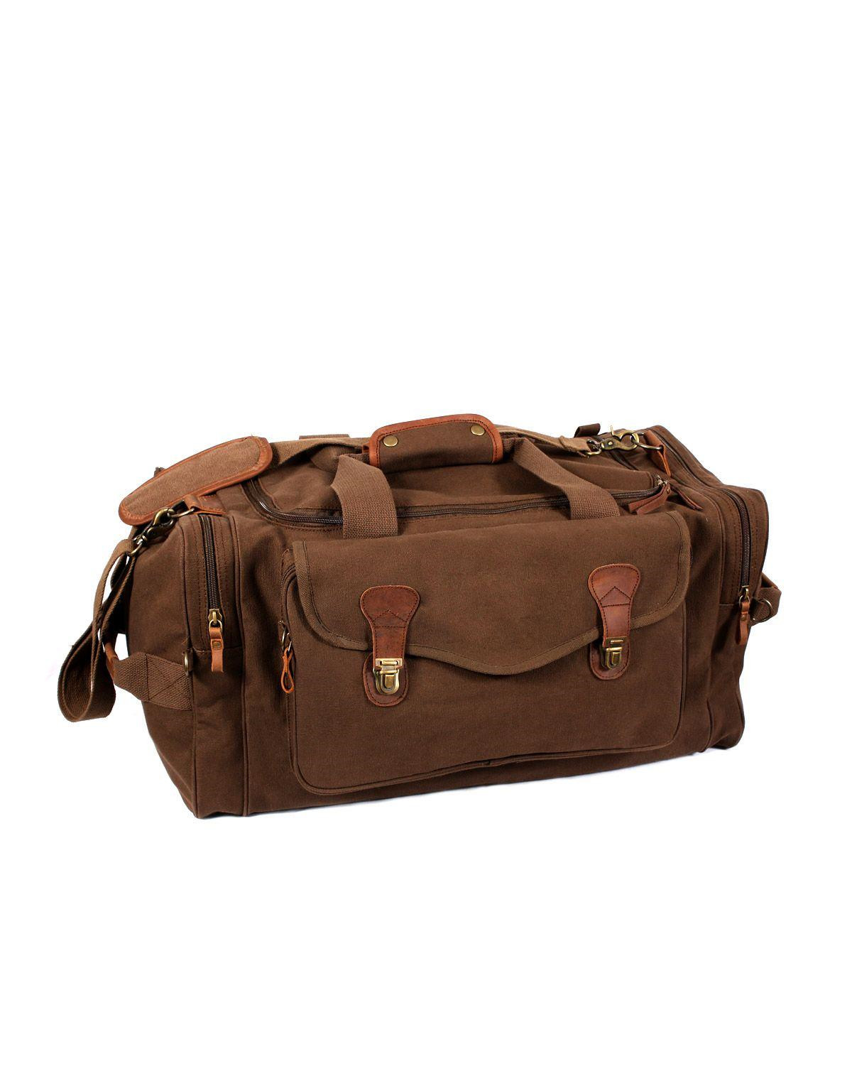 6: Rothco Canvas Long Weekend Taske (Brun, One Size)