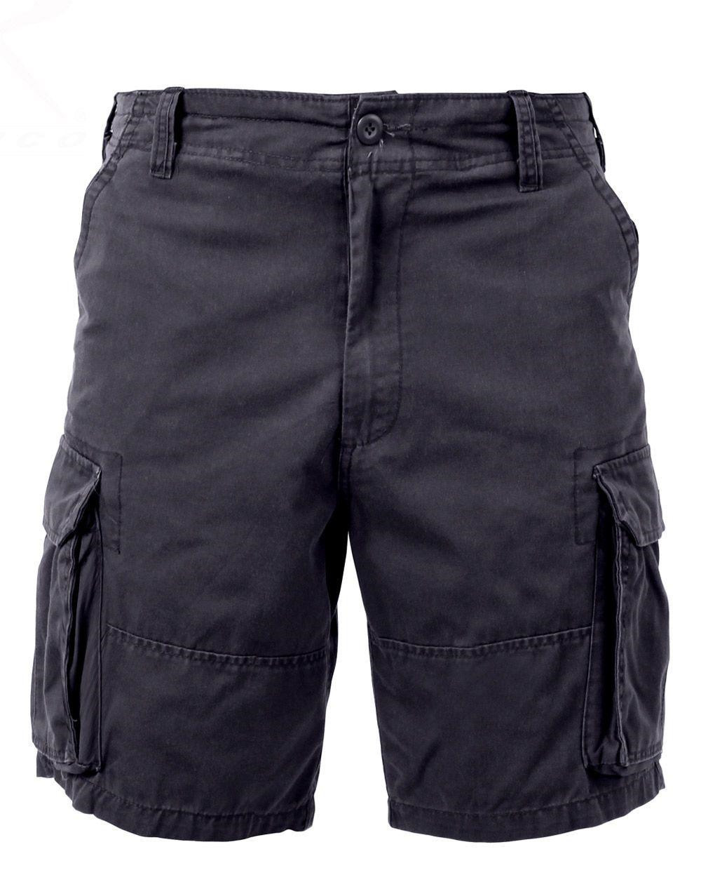 Rothco Cargo shorts (Sort, L) (613902213036)