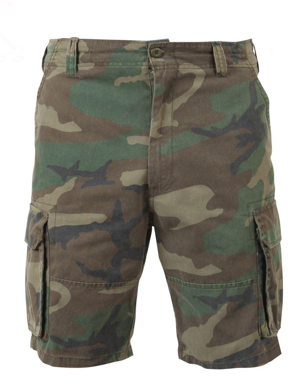 9: Rothco Cargo shorts (Woodland, XS)