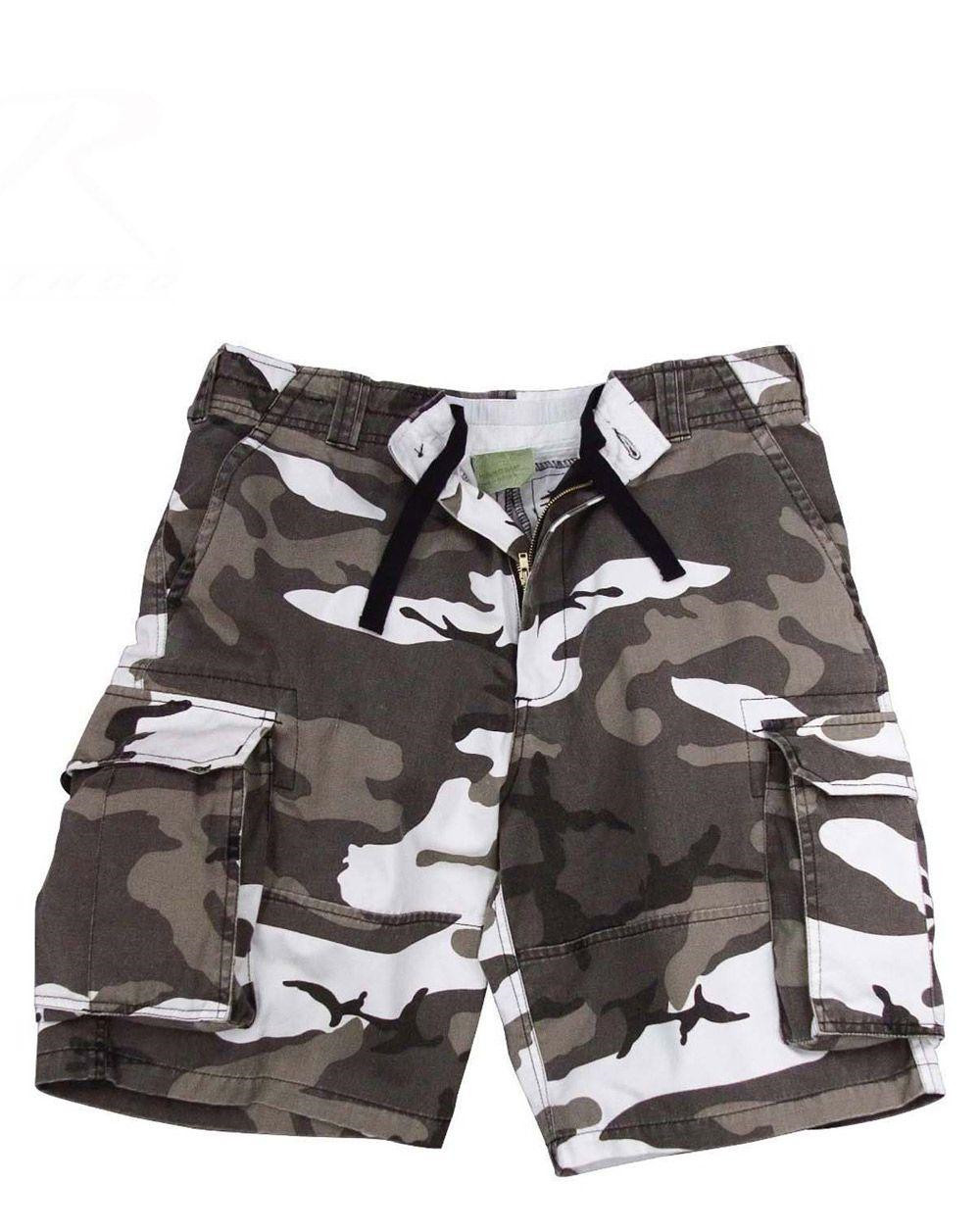 12: Rothco Cargo shorts (Urban Camo, M)