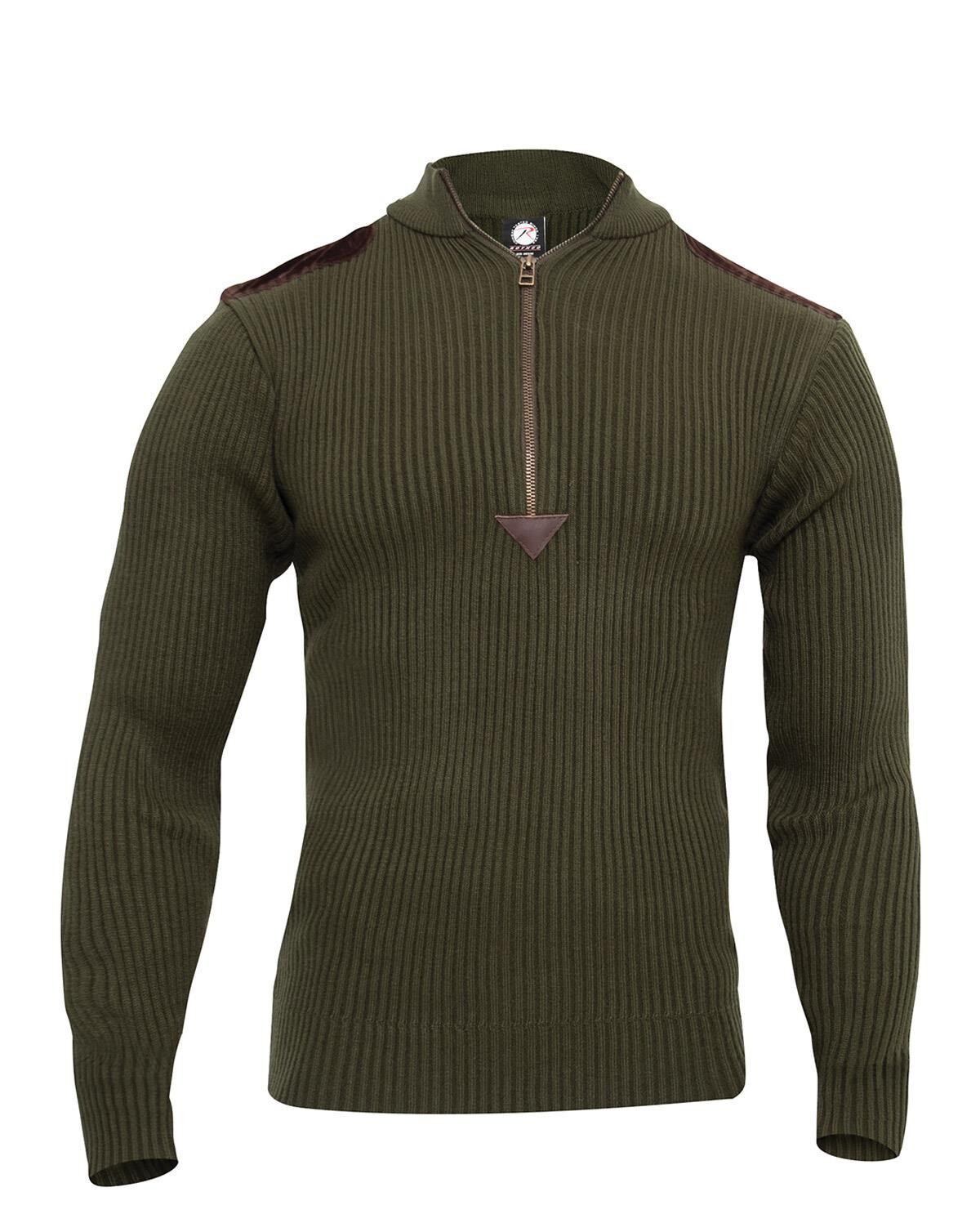 11: Rothco Commando Sweater (Oliven, 3XL)