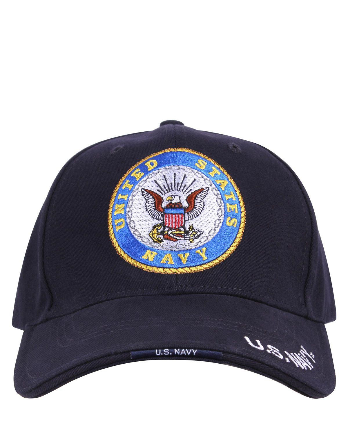 Rothco Deluxe Baseball Cap (Navy m. Navy, One Size)