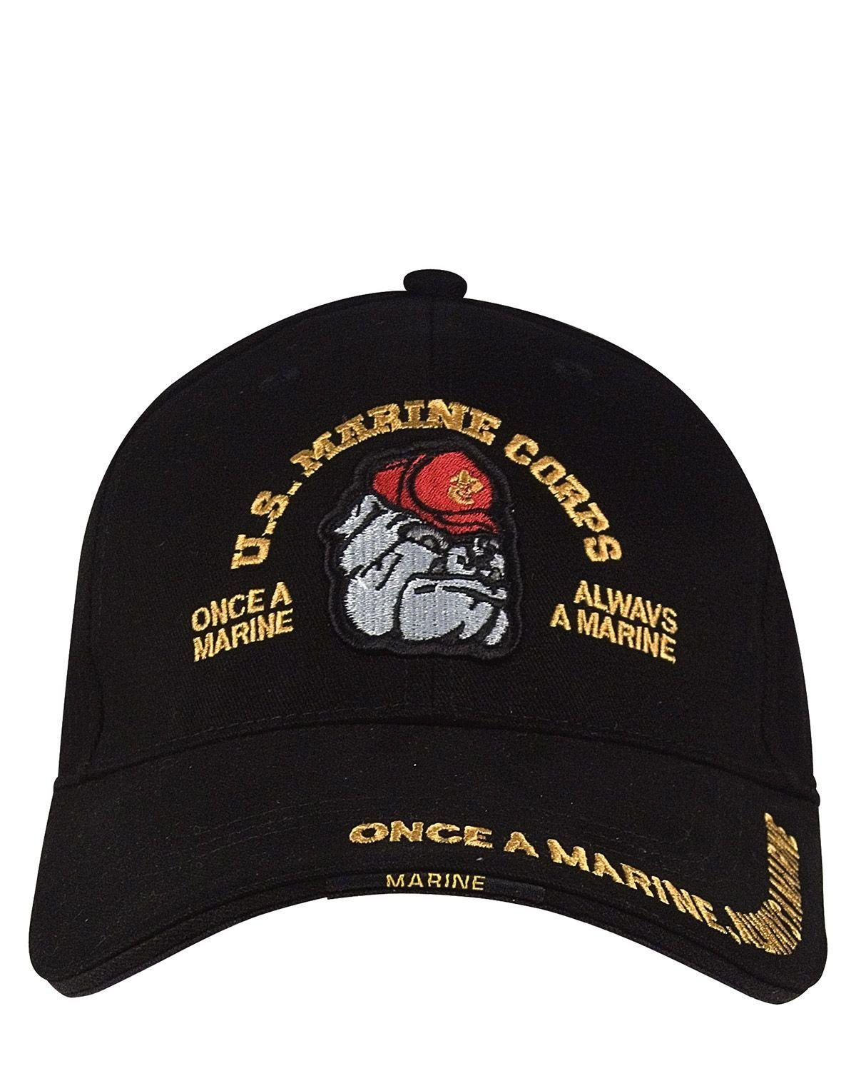 Rothco Deluxe Low Profile Cap - 'Marine Bulldog' (One Size)