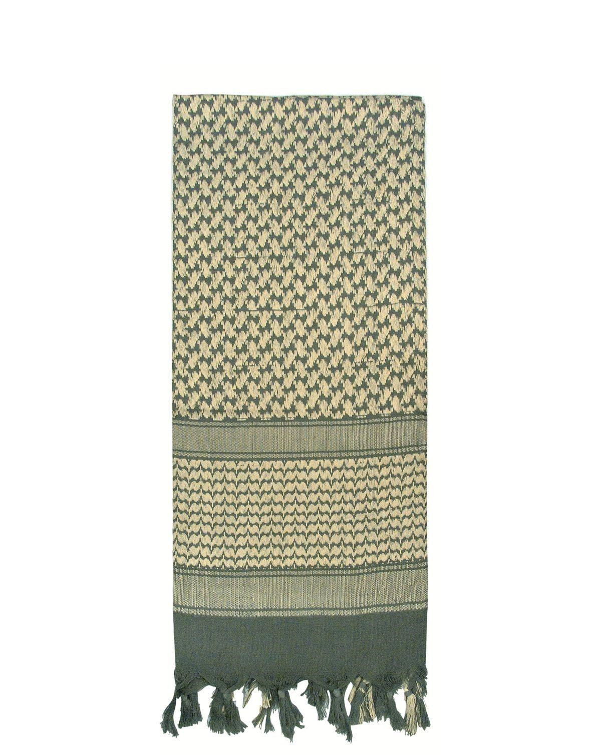 Rothco Deluxe Partisan Tørklæde (Blad Grøn, One Size)