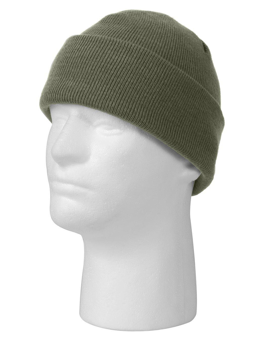 Rothco Deluxe Strikket Watch Cap (Blad Grøn, One Size)