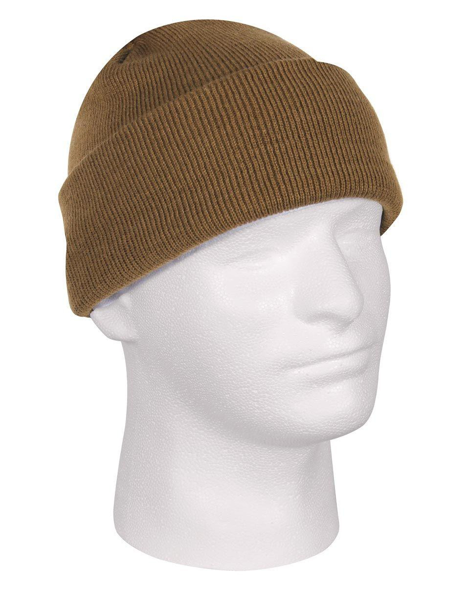 Rothco Deluxe Strikket Watch Cap (Coyote Brun, One Size)