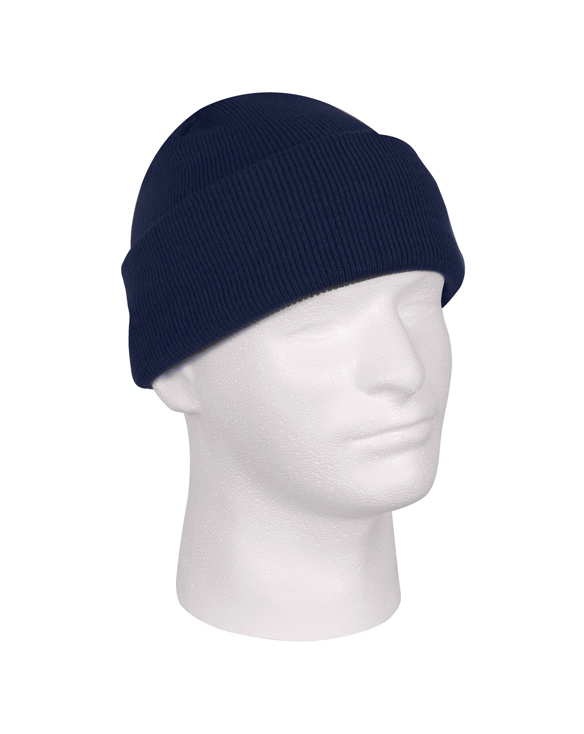 Rothco Deluxe Strikket Watch Cap (Navy, One Size)