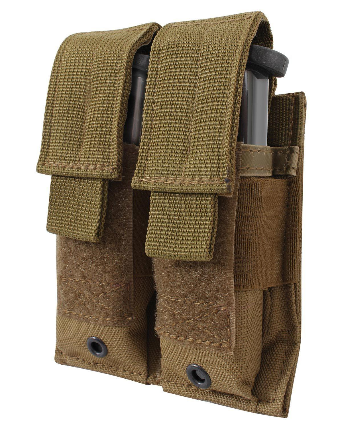 Rothco Double Pistol Pouch - Molle (Coyote Brun, One Size)