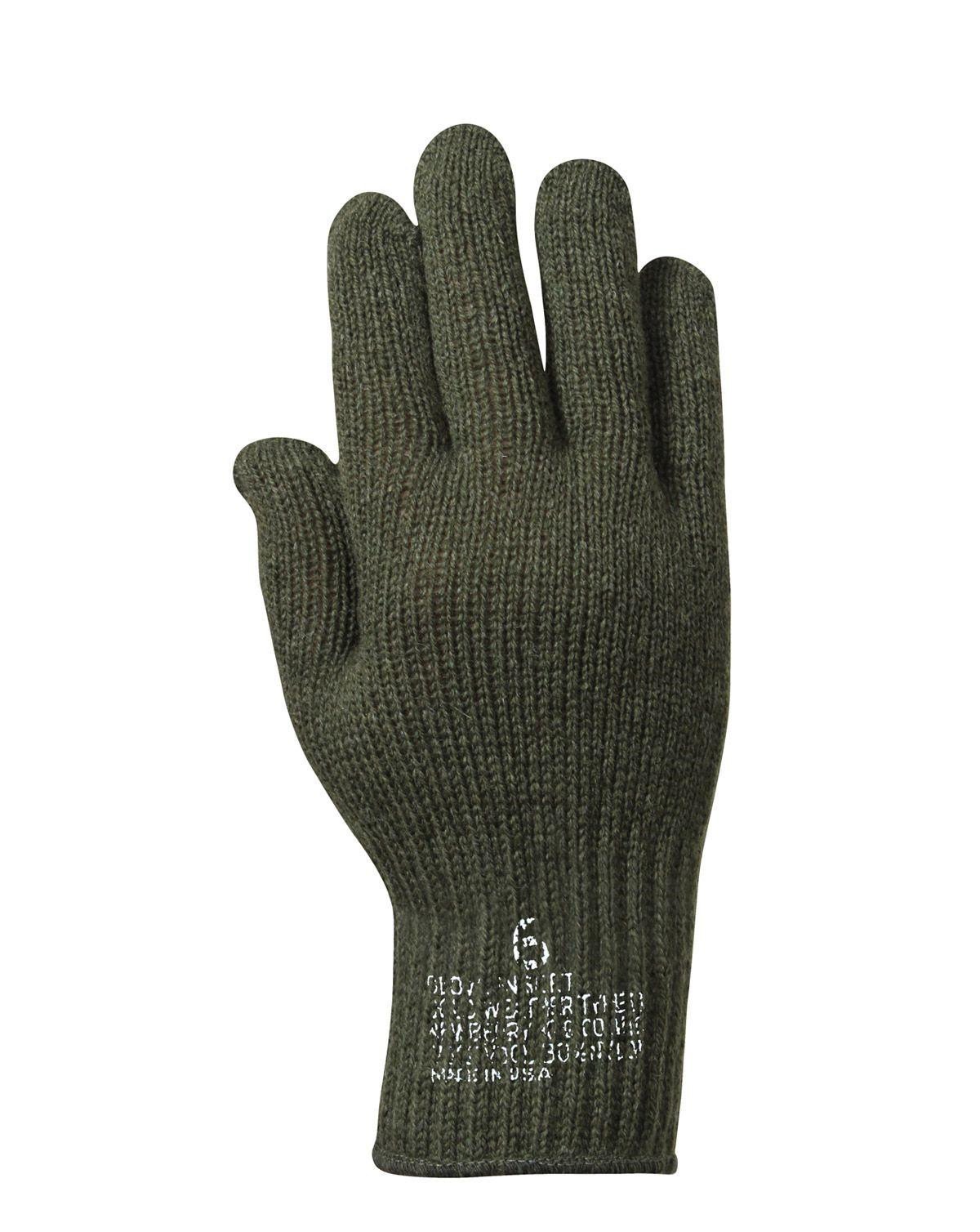 #3 - Rothco G.I. Uld Handske (Oliven, XS)