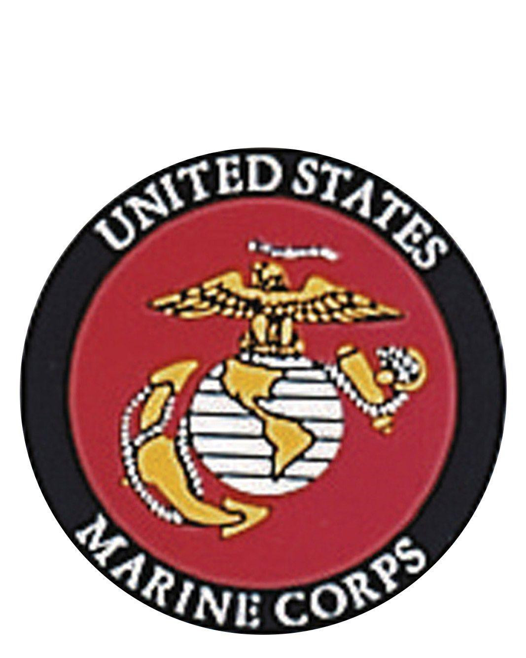 Rothco Klistermærke - US Marine Corps-mærkat (Rød, One Size)