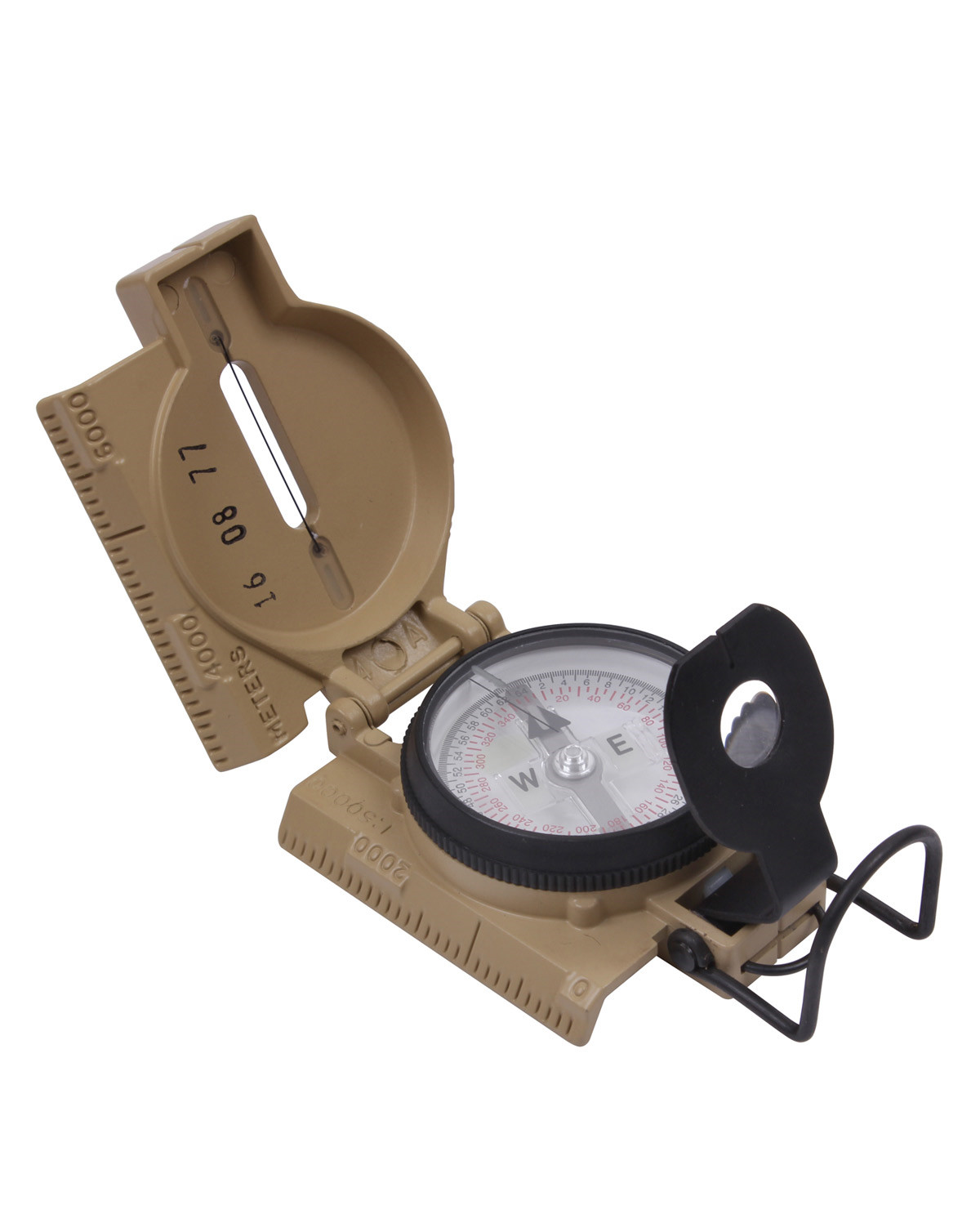 18: Rothco Kompas - Cammenga G.I. Military Phosphorescent Lensatic (Coyote Brun, One Size)
