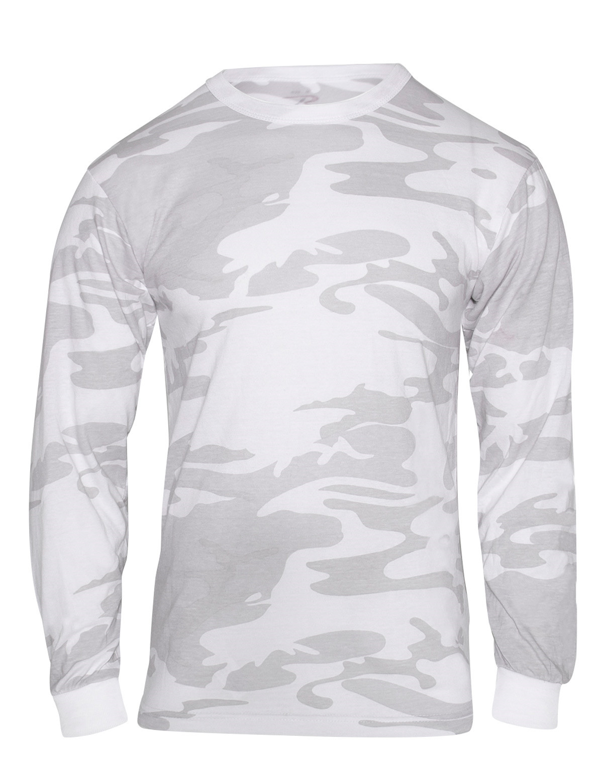 Rothco Langærmet T-shirt (White Camo, 2XL)