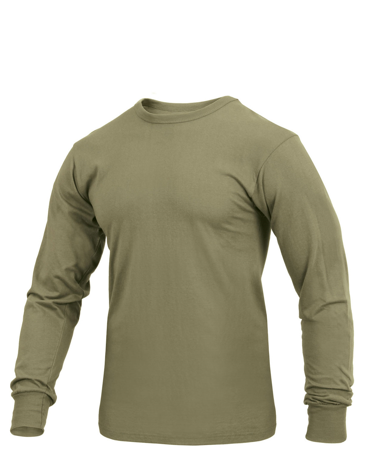#2 - Rothco Langærmet T-shirt (Coyote Brun, XL)