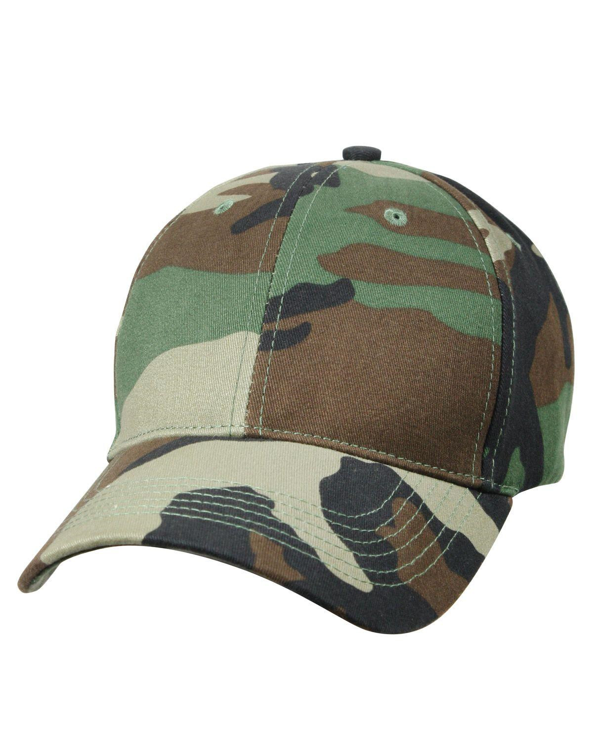 Rothco Low Profile Cap (Woodland, One Size)