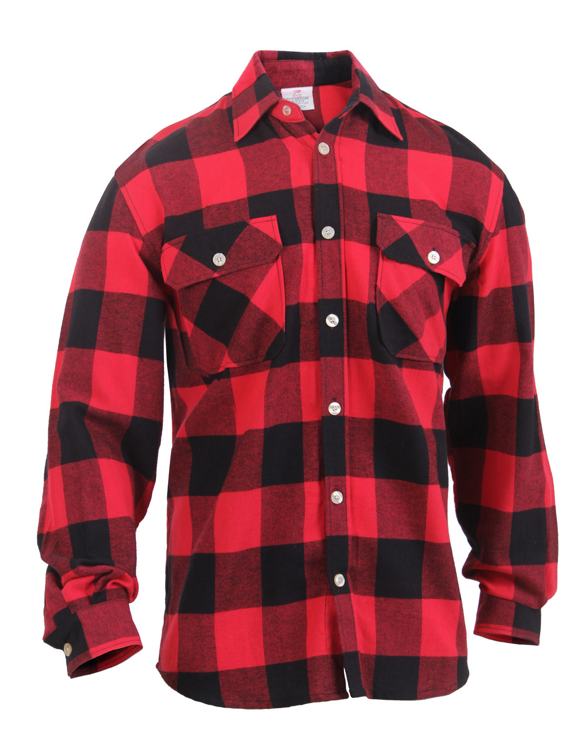 Rothco Lumberjack Skjorte (Rød / Sort, M)
